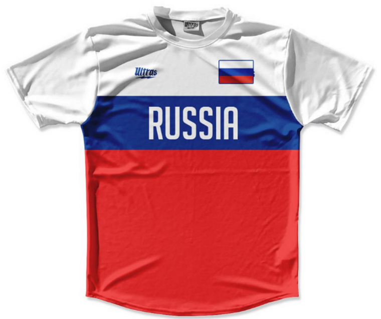 Long Sleeve- Russia Finish Line- Adult MEDIUM Jersey- Final Sale J1