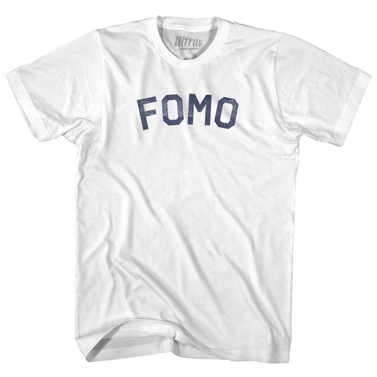 Fomo Adult Cotton T-shirt - White