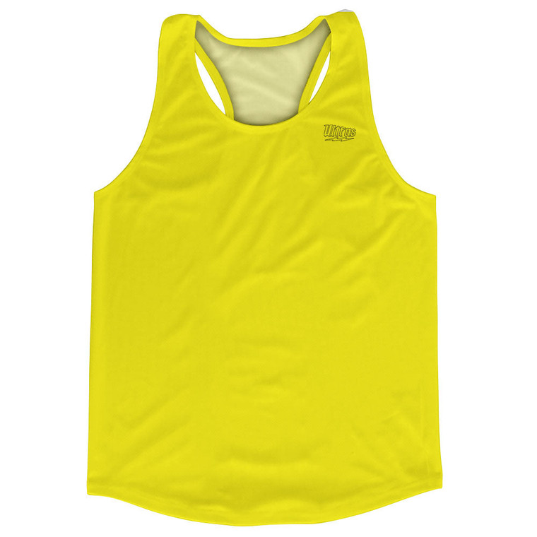 Ultras Outline Logo Running Track Tops Made In USA - Yellow Bright