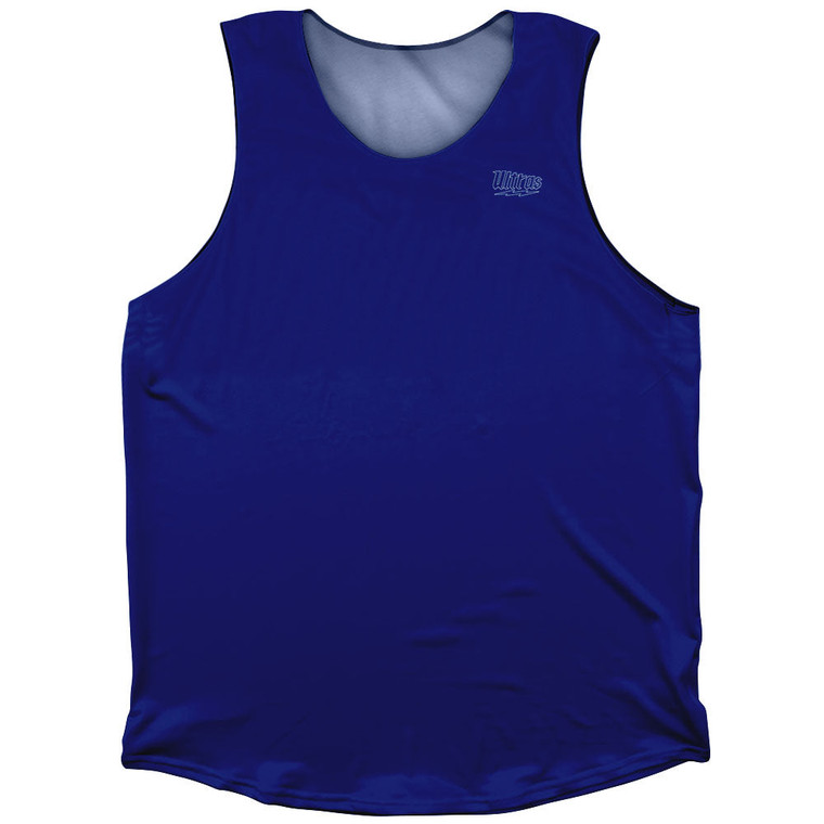 Ultras Running Outline Logo Athletic Tank Top - Blue Royal