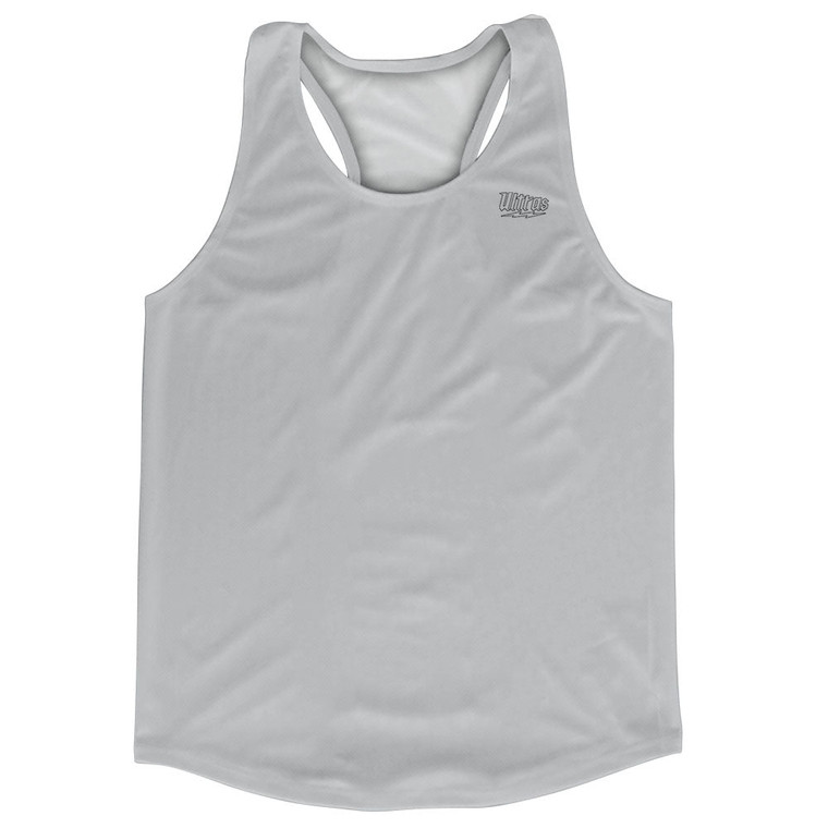 Ultras Outline Logo Running Track Tops Made In USA - Grey Medium