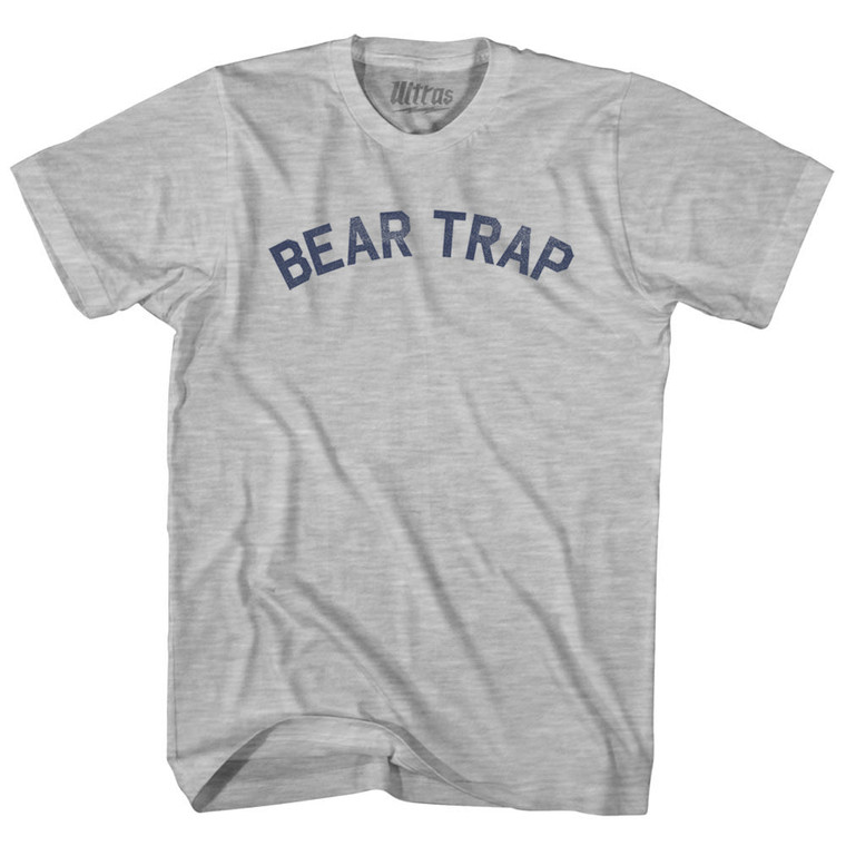 Bear Trap Womens Cotton Junior Cut T-Shirt - Grey Heather