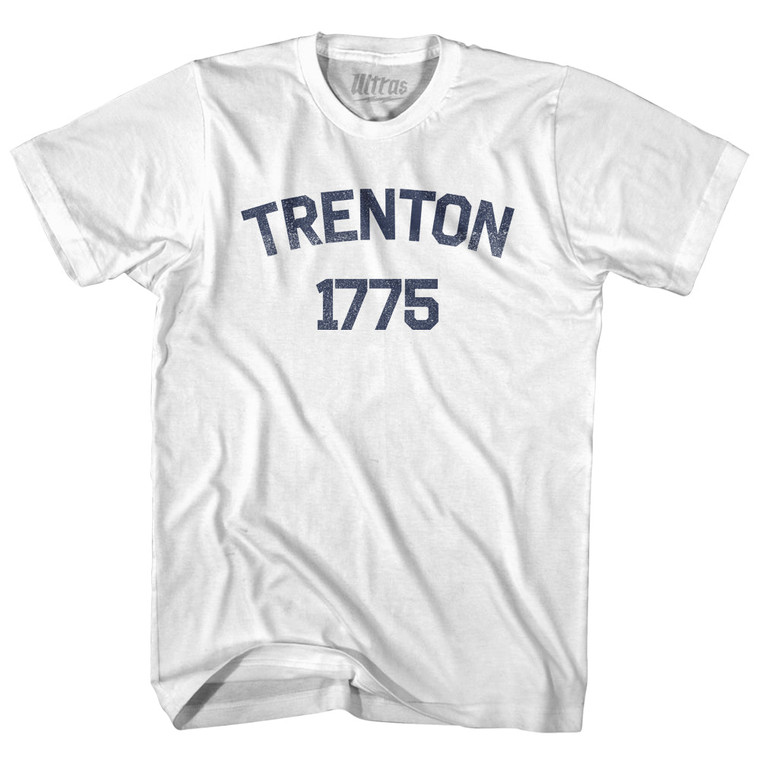 Trenton 1775 Womens Cotton Junior Cut T-Shirt - White
