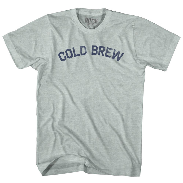 Cold Brew Adult Tri-Blend T-shirt - Athletic Cool Grey
