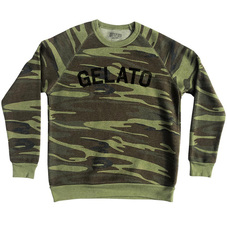 Gelato Adult Tri-Blend Sweatshirt - Camo