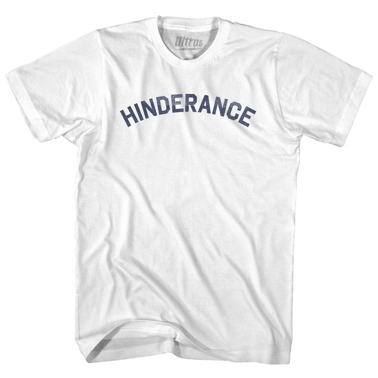 Hinderance Womens Cotton Junior Cut T-Shirt - White