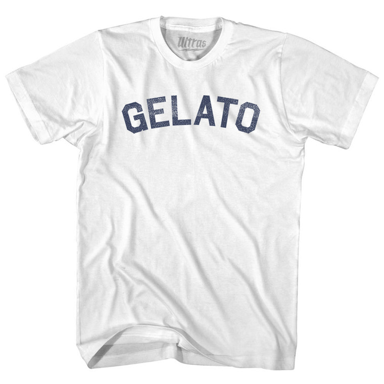 Gelato Adult Cotton T-shirt - White