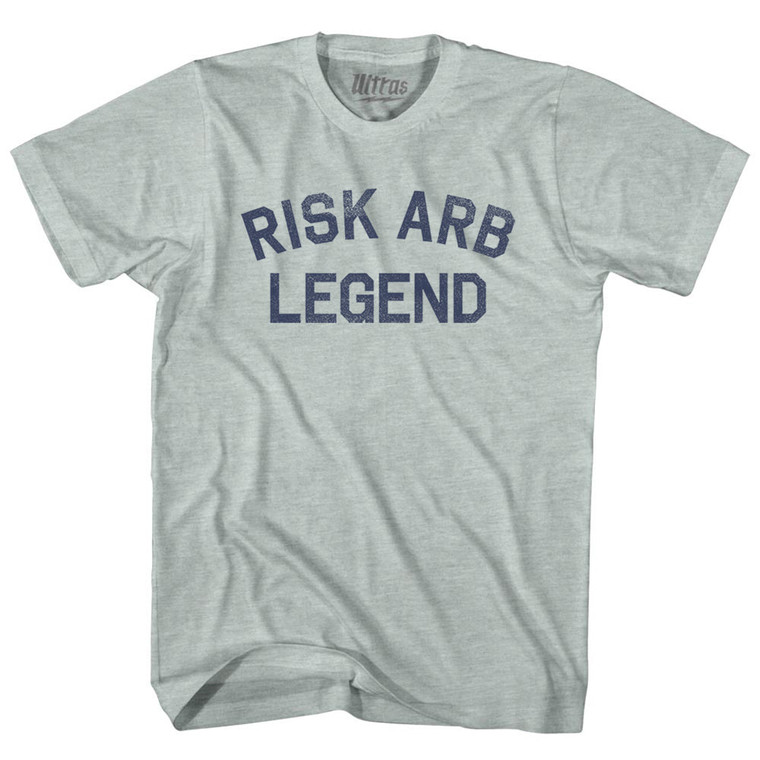 Risk Arb Legend Adult Tri-Blend T-shirt - Athletic Cool Grey