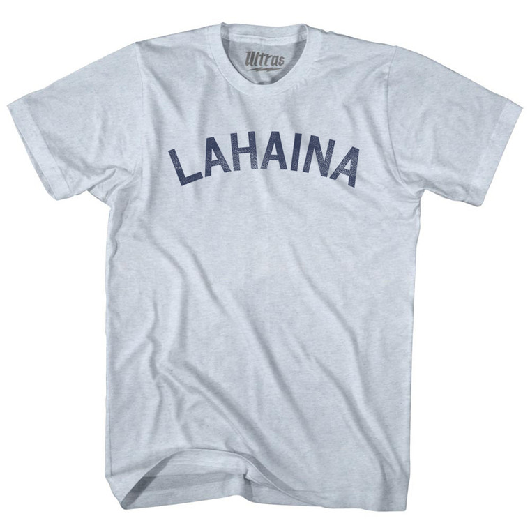 Lahaina Adult Tri-Blend T-shirt - Athletic White