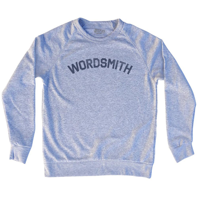 Wordsmith Adult Tri-Blend Sweatshirt - Grey Heather