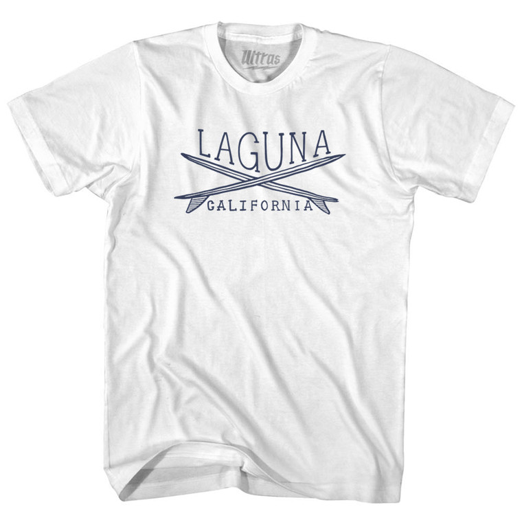 Laguna Surf Womens Cotton Junior Cut T-Shirt - White
