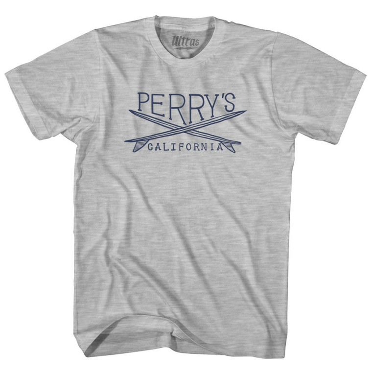 Perrys Surf Adult Cotton T-shirt - Grey Heather
