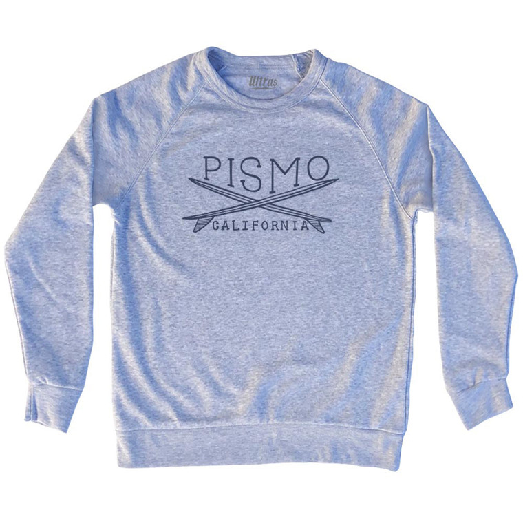 Pismo Surf Adult Tri-Blend Sweatshirt - Grey Heather