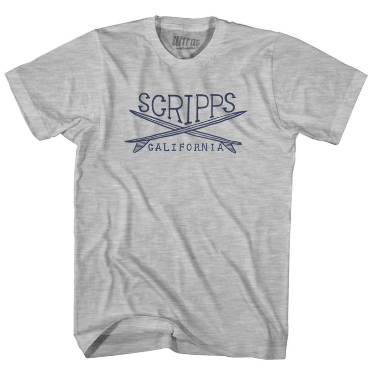 Scripps Surf Youth Cotton T-shirt - Grey Heather