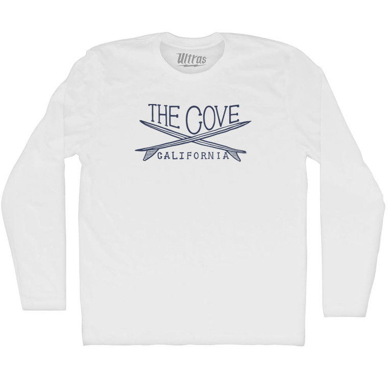 The Cove Surf Adult Cotton Long Sleeve T-shirt - White