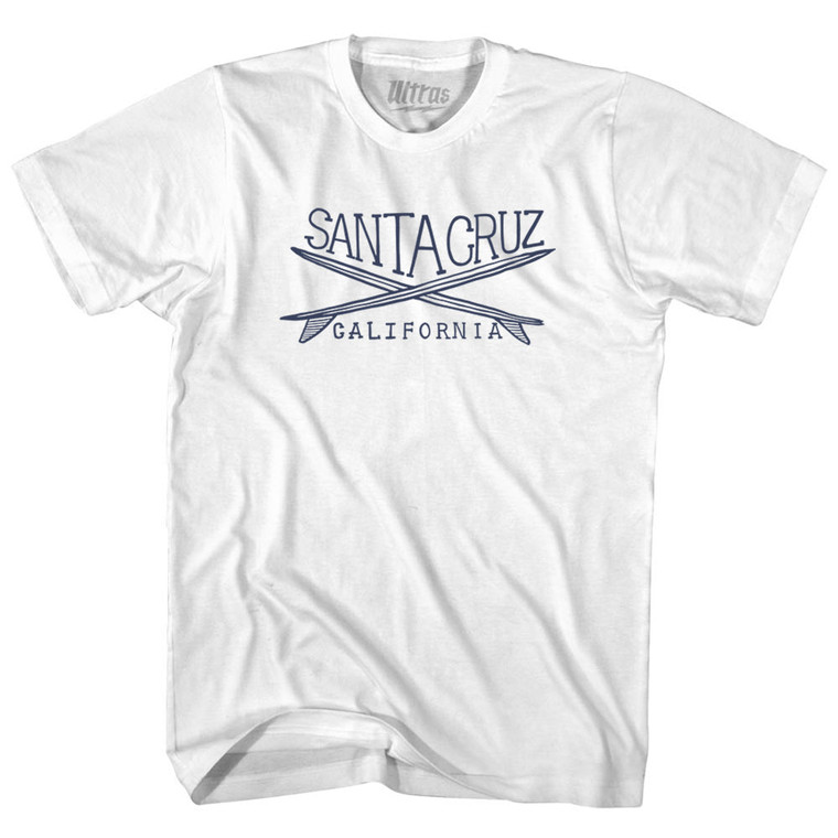 Santa Cruz Surf Adult Cotton T-shirt - White