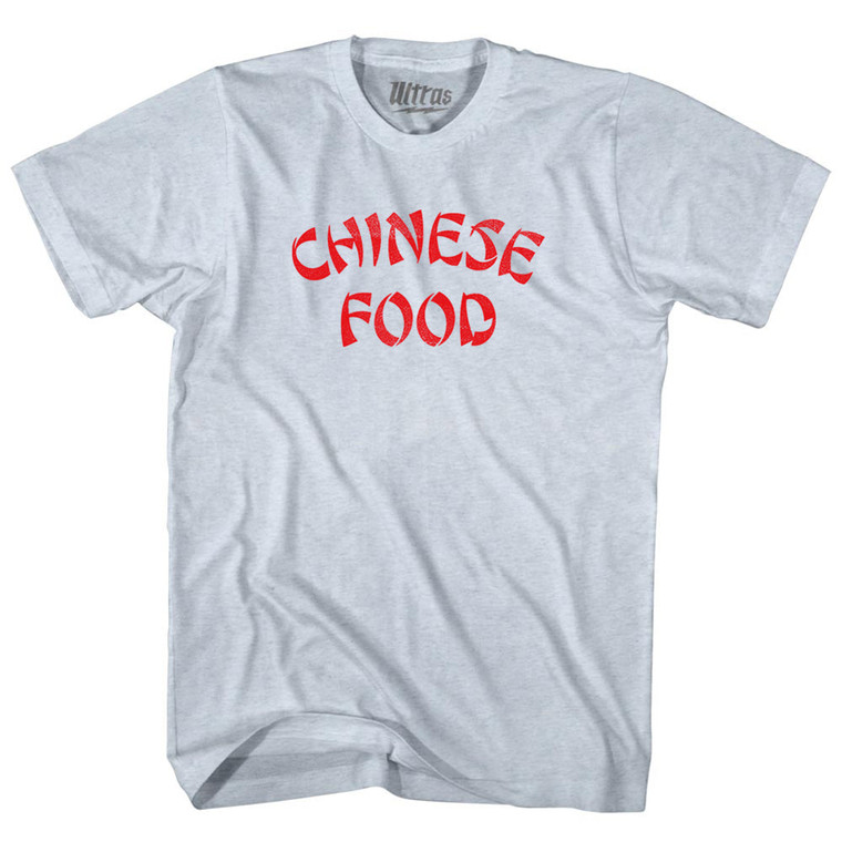 Chinese Food Adult Tri-Blend T-shirt - Athletic White