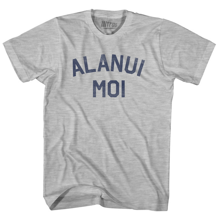 Alanui Moi Womens Cotton Junior Cut T-Shirt - Grey Heather