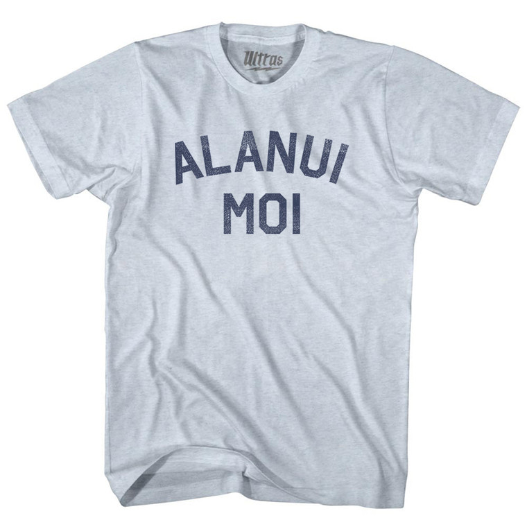 Alanui Moi Adult Tri-Blend T-shirt - Athletic White
