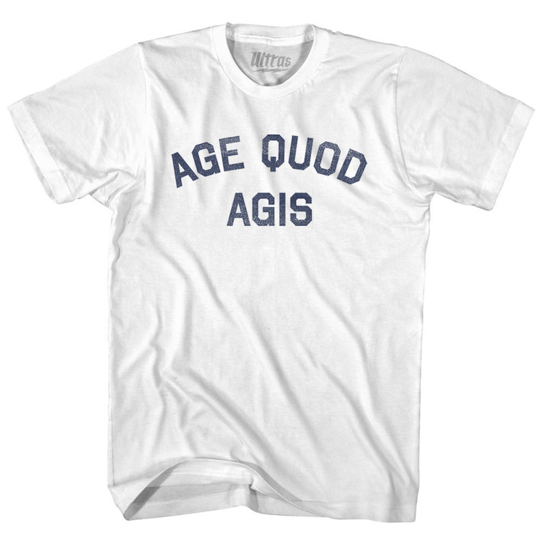 Age Quod Agis Youth Cotton T-shirt - White