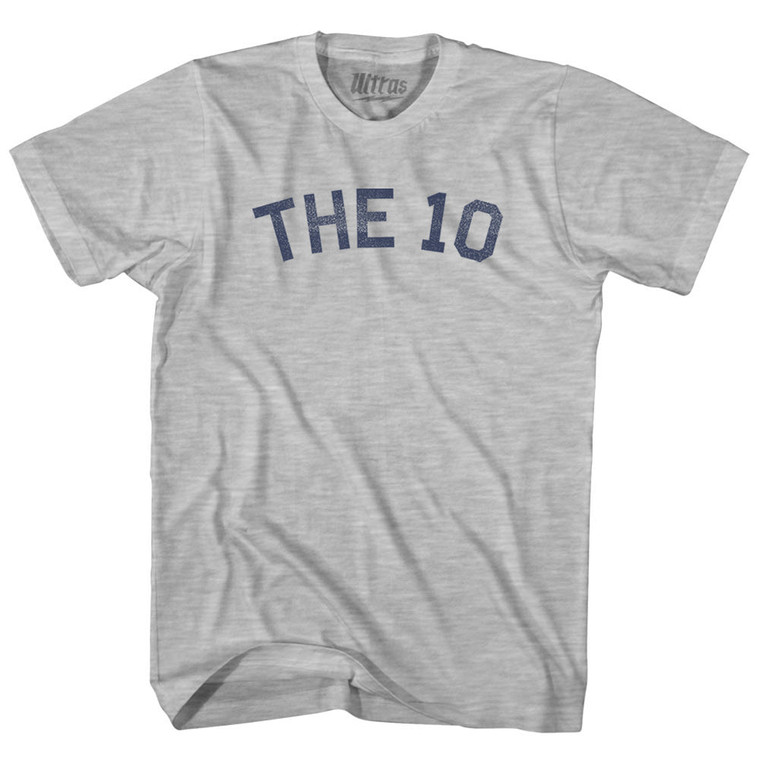 The 10 Adult Cotton T-shirt - Grey Heather