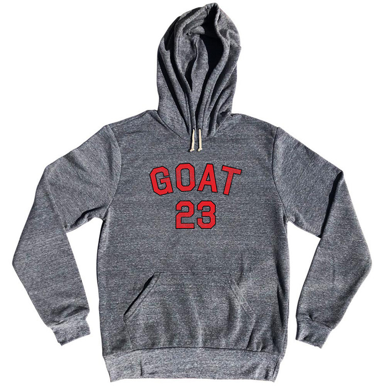 Goat 23 Tri-Blend Hoodie - Athletic Grey