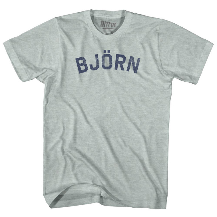 Bjorn Adult Tri-Blend T-shirt - Athletic Cool Grey