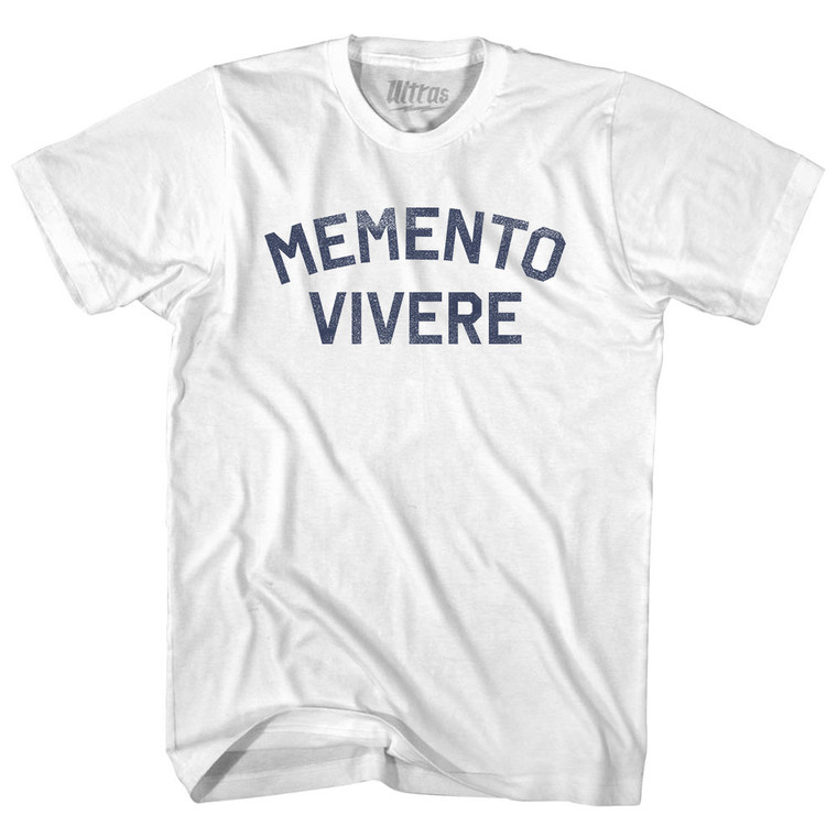 Memento Vivere Adult Cotton T-shirt - White