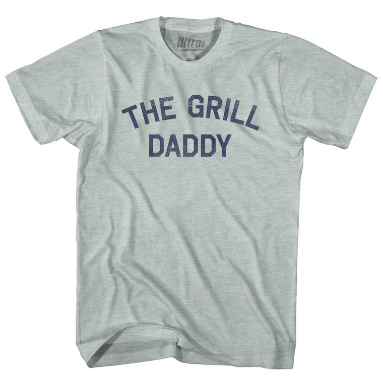 The Grill Daddy Adult Tri-Blend T-shirt - Athletic Cool Grey