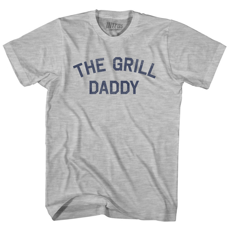 The Grill Daddy Adult Cotton T-shirt - Grey Heather