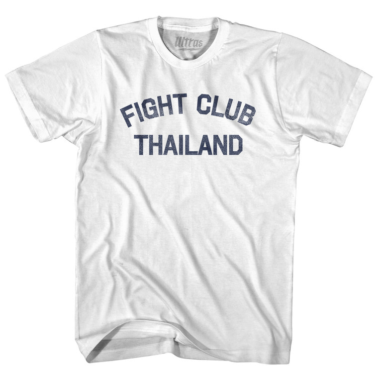 Fight Club Thailand Womens Cotton Junior Cut T-Shirt - White