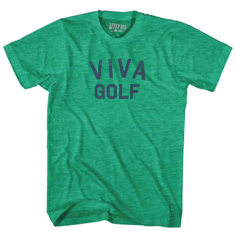 Viva Golf Adult Tri-Blend T-shirt - Athletic Green