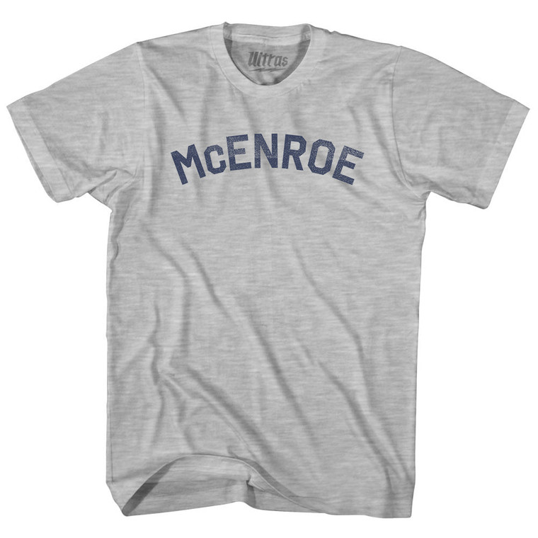 McEnroe Adult Cotton T-shirt - Grey Heather