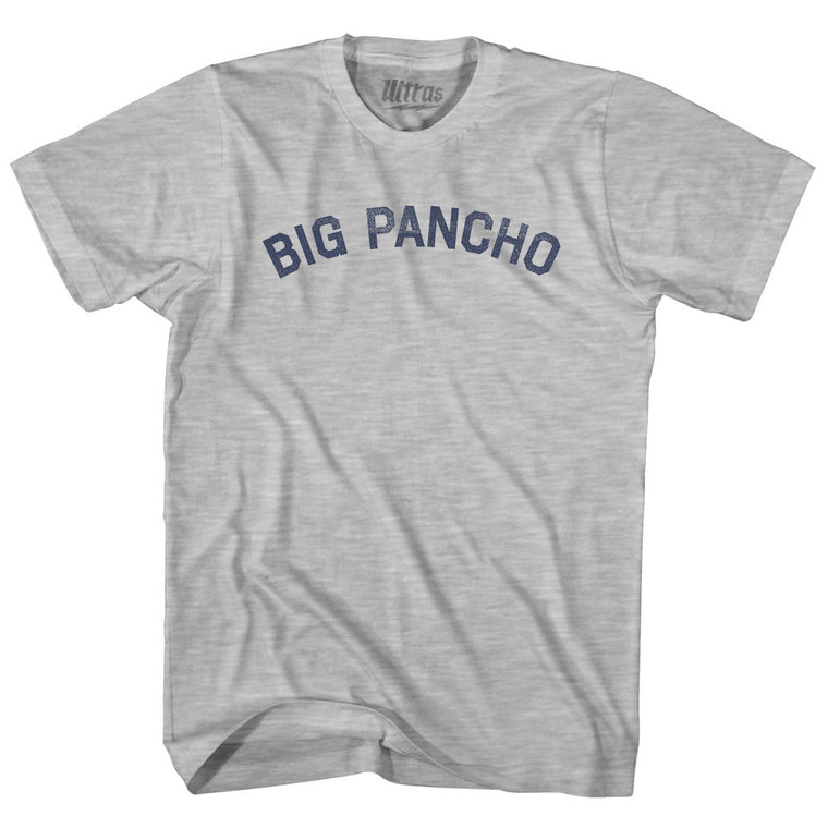 Big Pancho Adult Cotton T-shirt - Grey Heather