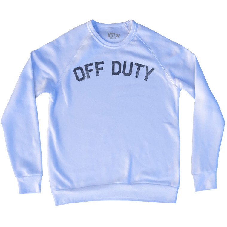Off Duty Adult Tri-Blend Sweatshirt - White