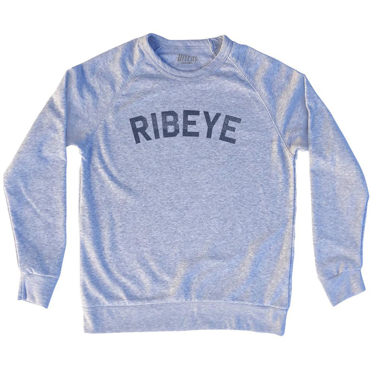 Ribeye Adult Tri-Blend Sweatshirt - Grey Heather