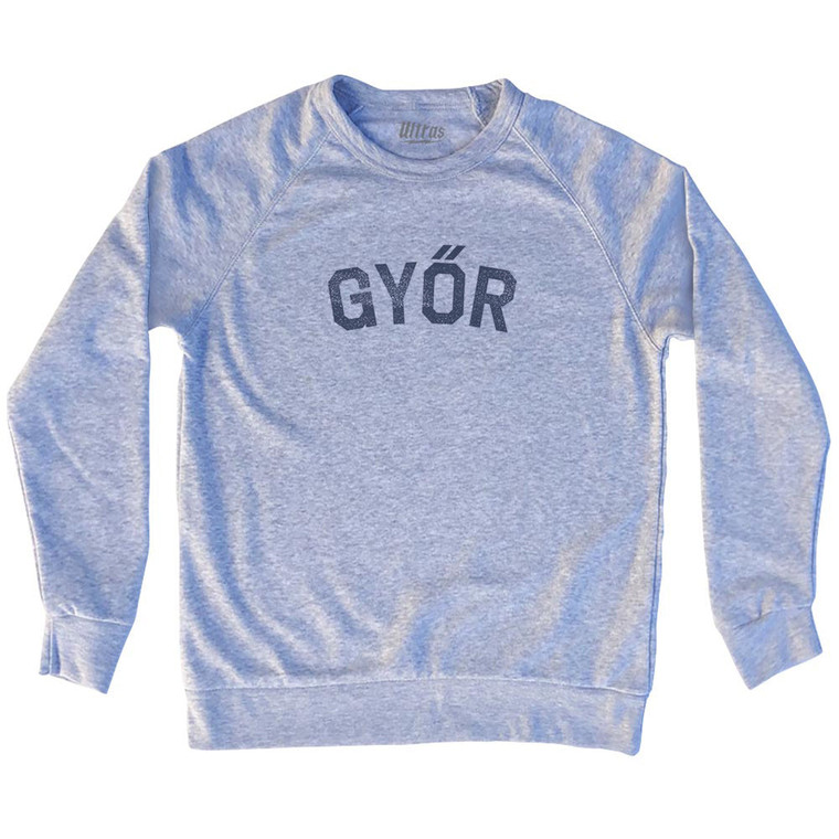 Gyor Adult Tri-Blend Sweatshirt - Grey Heather