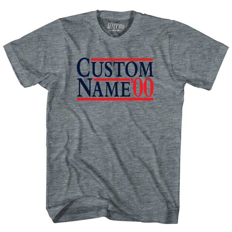 Election Custom Election Two Names And Year Womens Tri-Blend Junior Cut T-Shirt - Athletic Grey