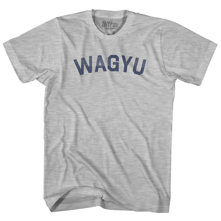 Wagyu Youth Cotton T-shirt - Grey Heather