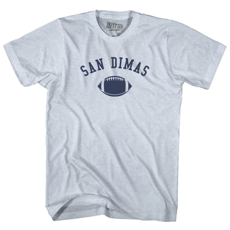 San Dimas Football Adult Tri-Blend T-shirt - Athletic White