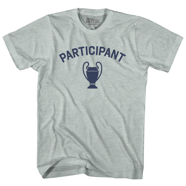 Participant Trophy Adult Tri-Blend T-shirt - Athletic Cool Grey