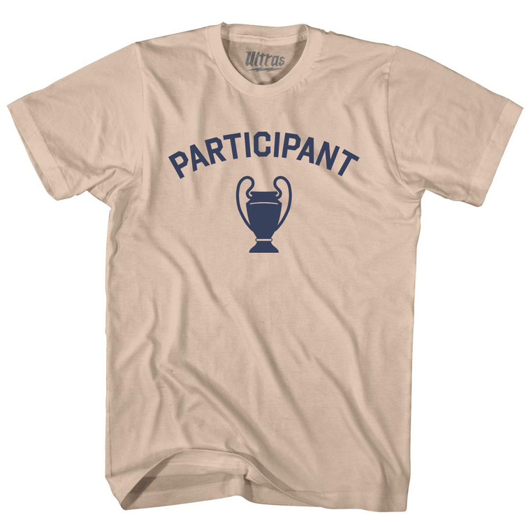 Participant Trophy Adult Cotton T-shirt - Creme