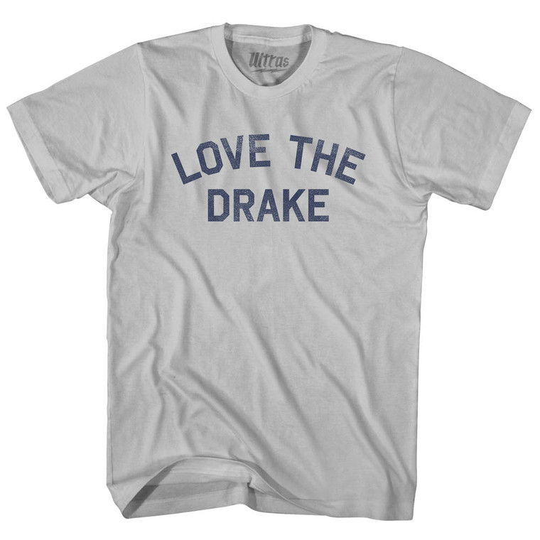 Love The Drake Adult Cotton T-shirt - Cool Grey