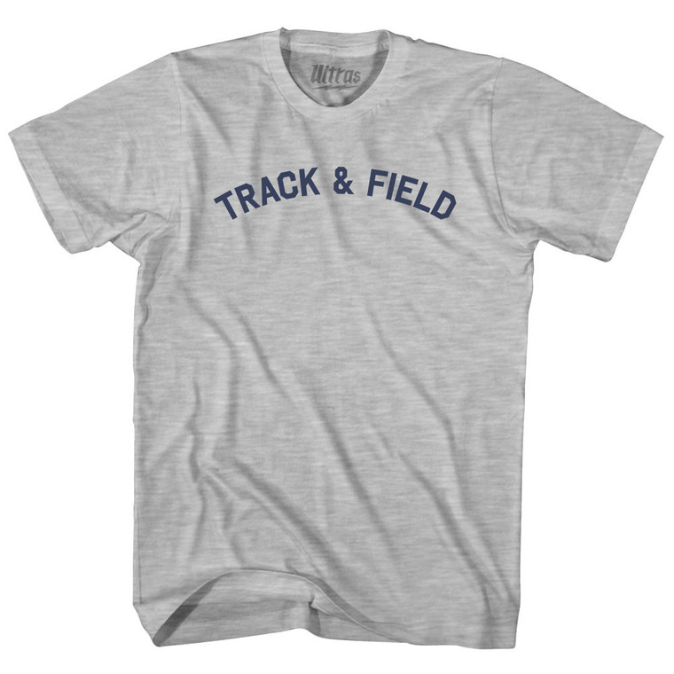 Track & Field Womens Cotton Junior Cut T-Shirt - Grey Heather