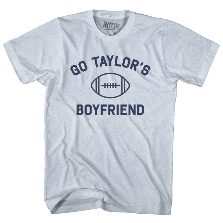 Go Taylor's Boyfriend Adult Tri-Blend T-shirt - Athletic White