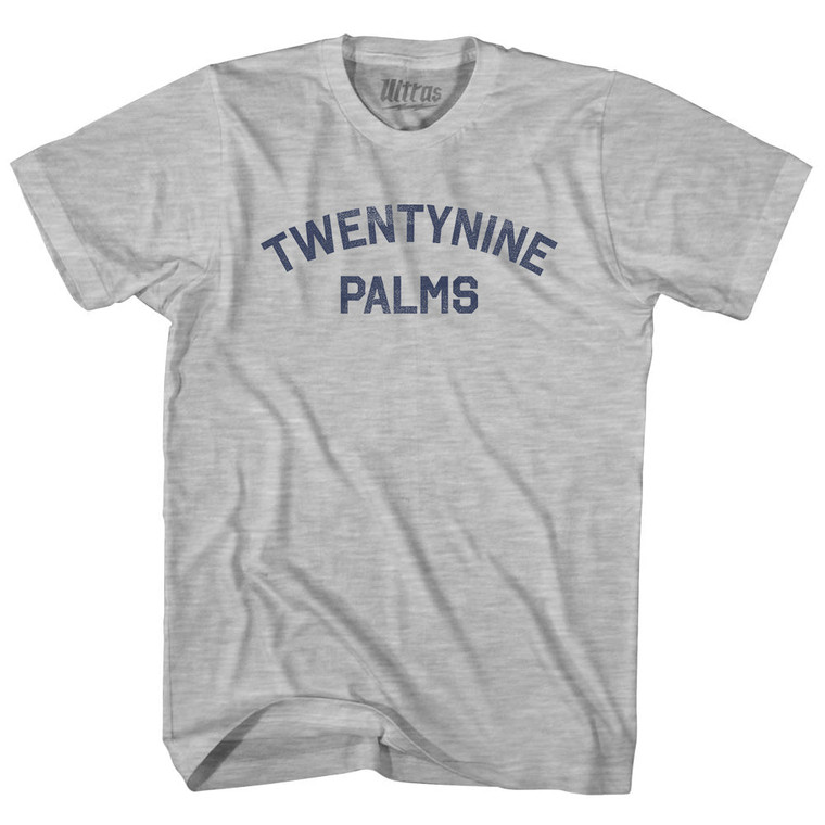 Twentynine Palms Womens Cotton Junior Cut T-Shirt - Grey Heather