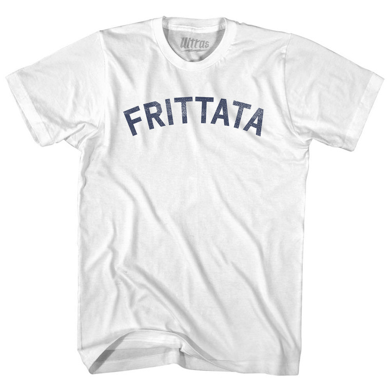 Frittata Adult Cotton T-shirt - White