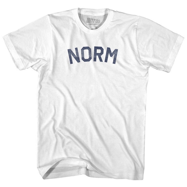 Norm Adult Cotton T-shirt - White