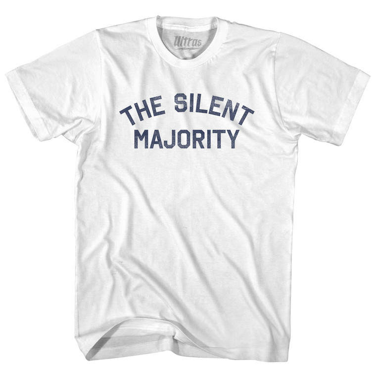 The Silent Majority Adult Cotton T-shirt - White