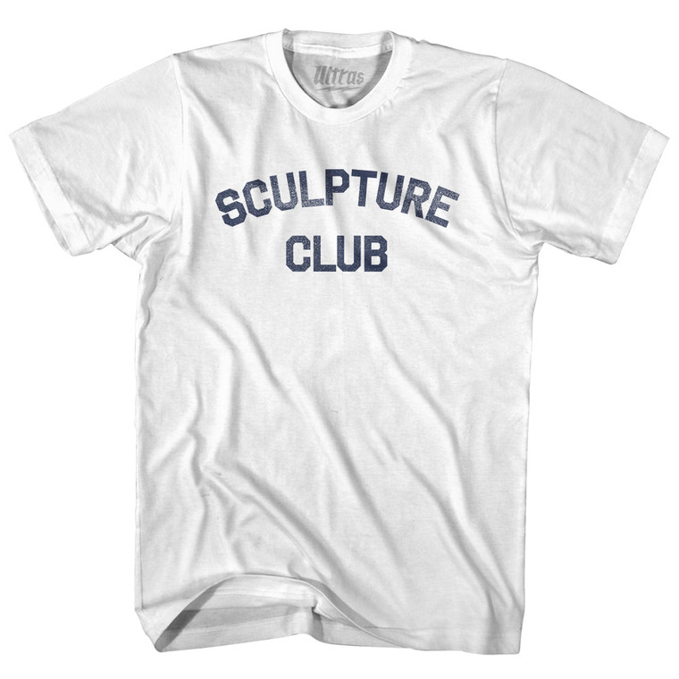 Sculpture Club Youth Cotton T-shirt - White